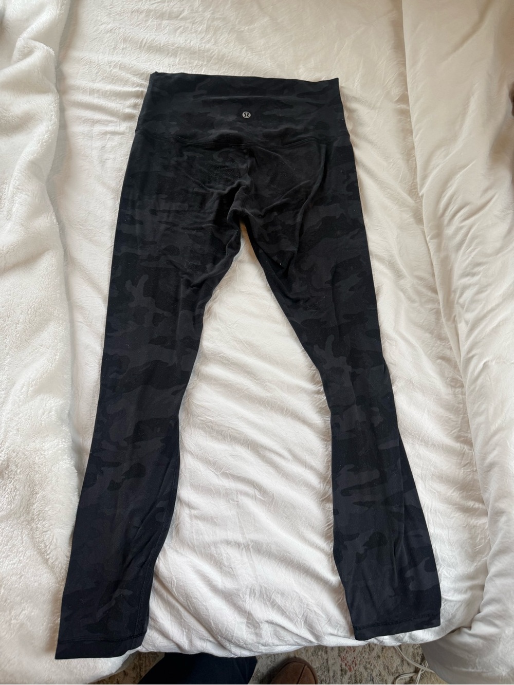 Lululemon Black Camo High-Rise Leggings
